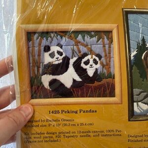 1989 Crewel Kit: Creative Circle 1425 Peking Pandas